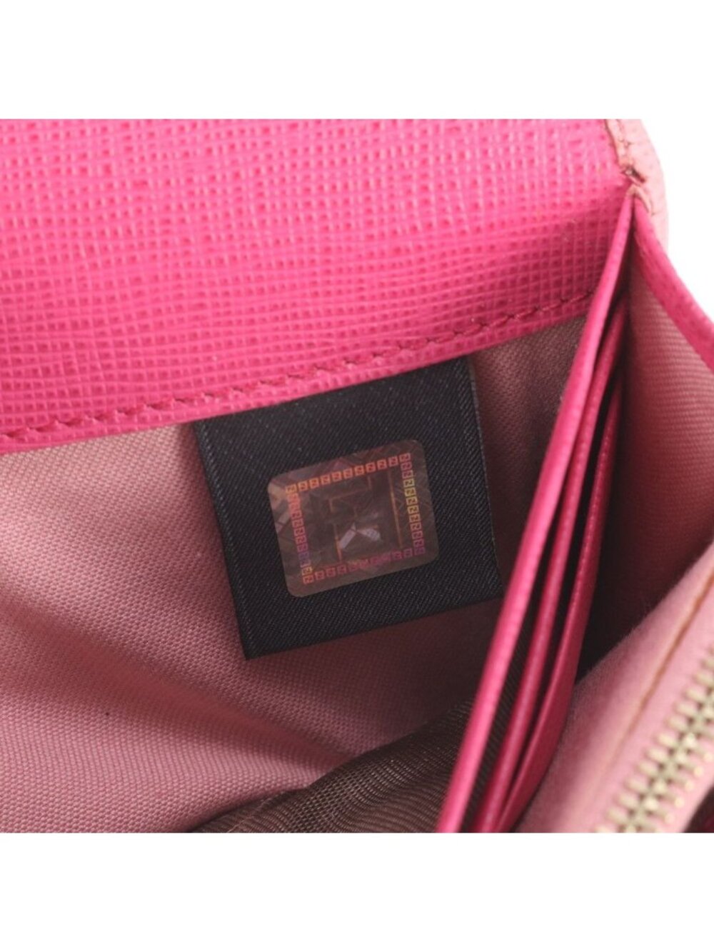 Fendi Simply Wallet Leather Long Gold - Picture 11 of 13